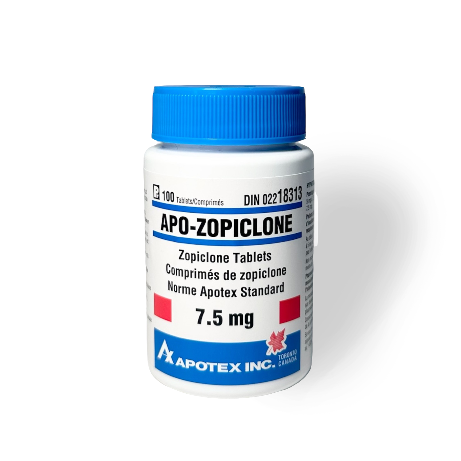 ZOPICLONE 7.5MG X 100 – APO | CANADA PHARMACEUTICAL GRADE