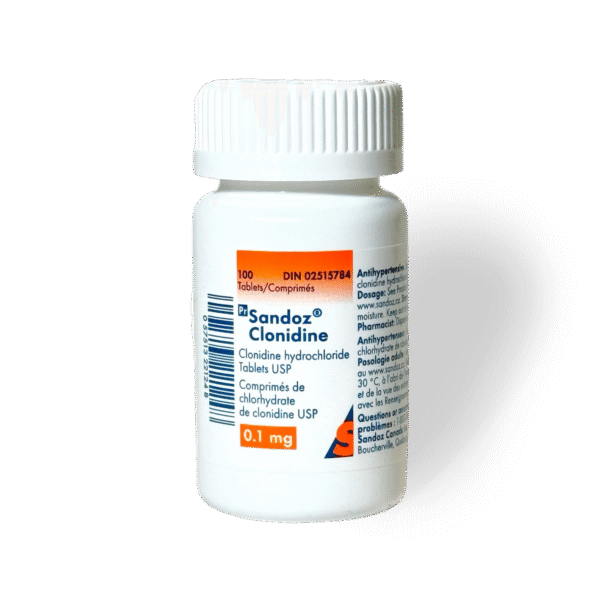 Clonidine 0.1mg 100 Tabs – Sandoz