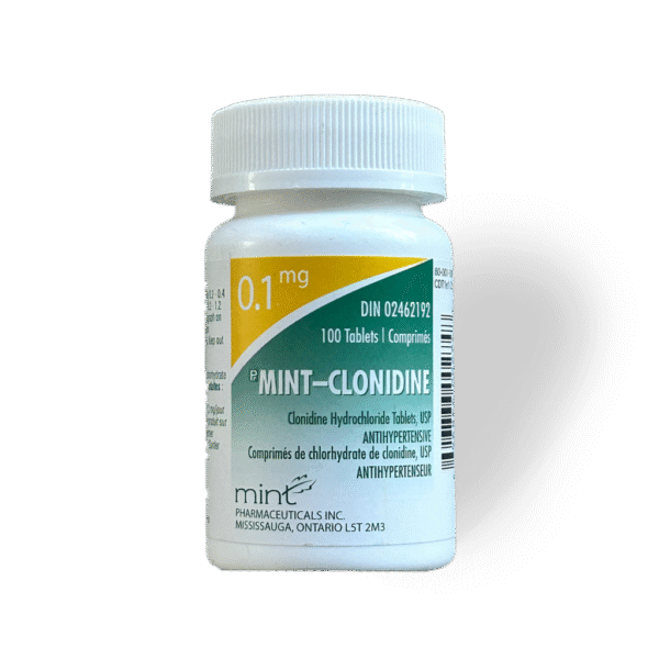 CLONIDINE 100MCG x 100 – MINT | CANADA PHARMACEUTICAL GRADE